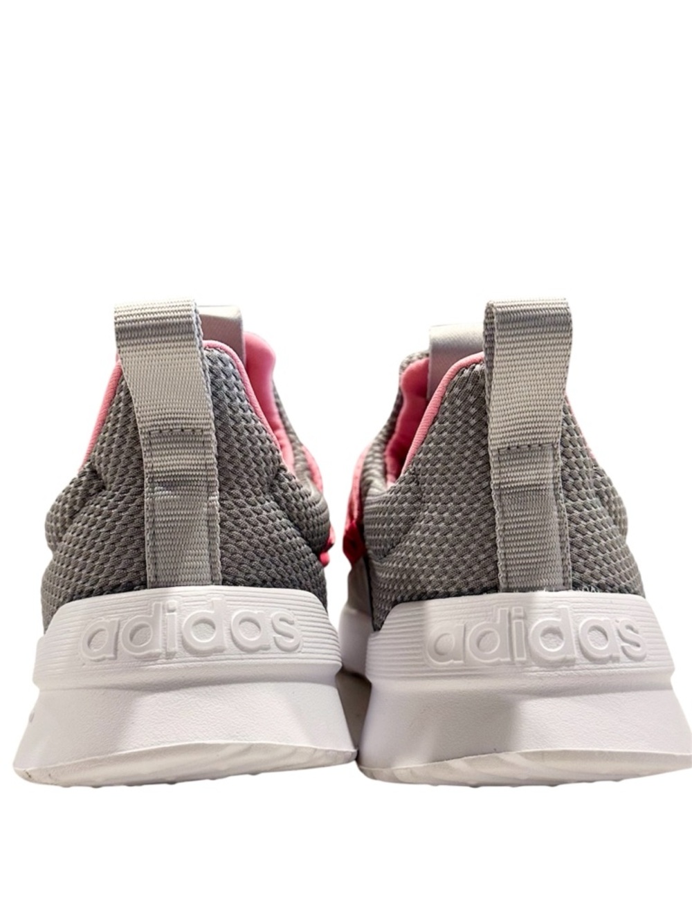 NWT adidas Kids Gray and Pink Lite Racer Adapt 5.0 Running Shoe - Size: 3 - Picture 8 of 9